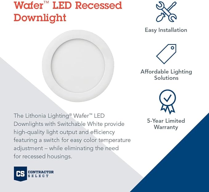 6" LED 14W 120V  RECESSED LIGHTS