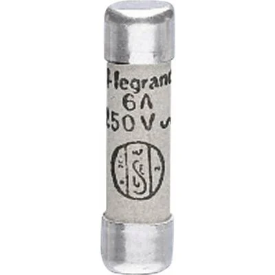 6A, 250V DOMESTIC CARTRIDGE FUSE, CYLINDRICAL 8.5 