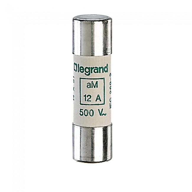 12A, 500V CYLINDRICAL FUSE, TYPE aM 14 X 51 HRC