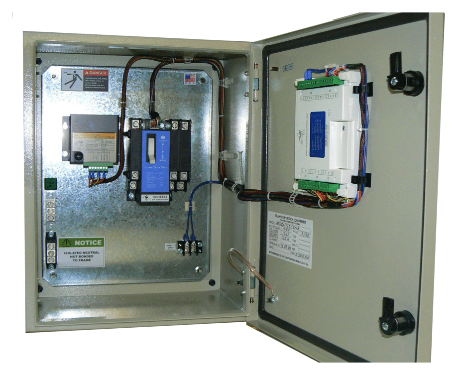 150 AMP, 3 POLE, 240V, AUTOMATIC TRANSFER SWITCH 