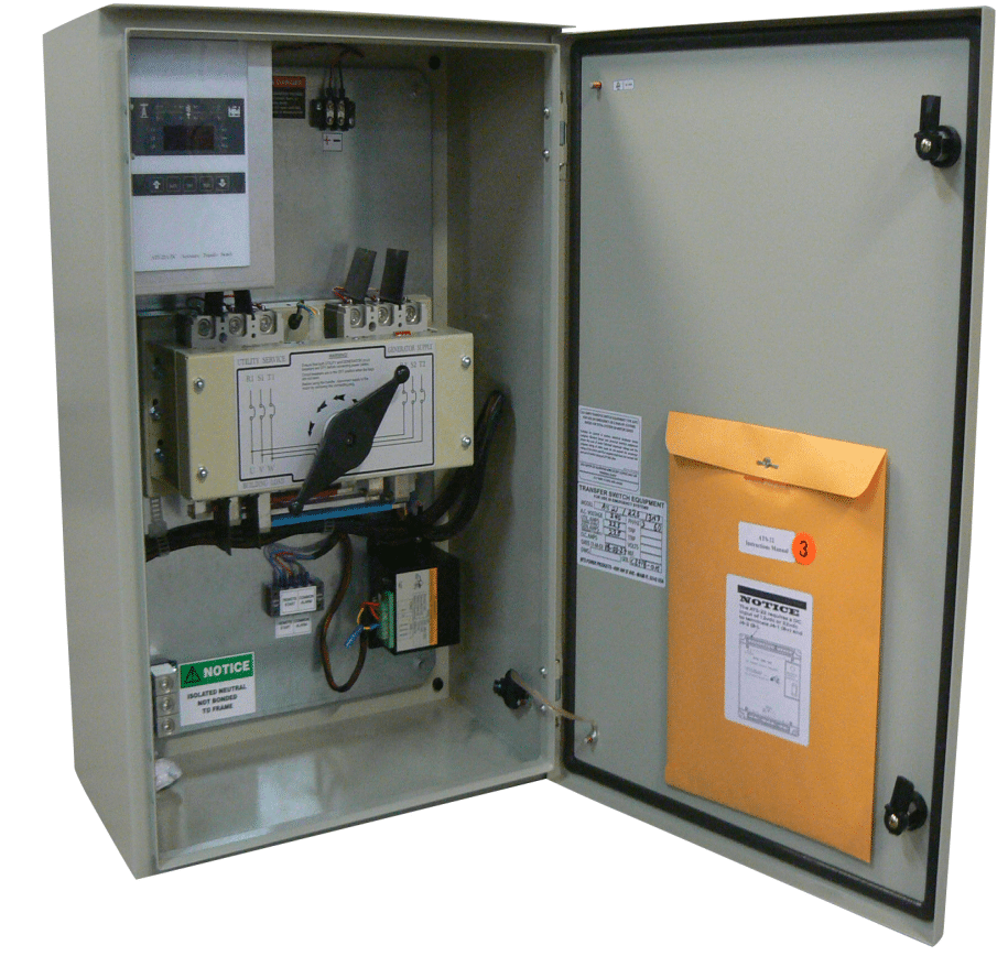 400 AMP, 3 POLE, AUTOMATIC TRANSFER SWITCH