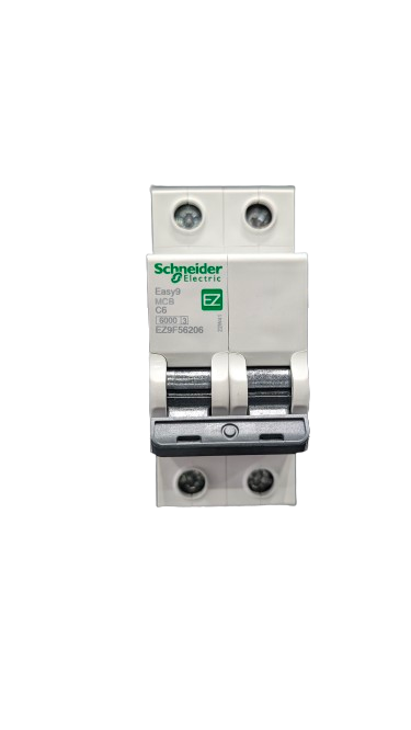 6AMP, 2P, DIN RAIL CIRCUIT BREAKER