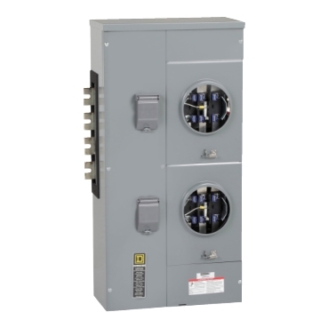 1200A, 225A 3P, METER CENTER 2 SOCKET BRANCH UNIT *NET