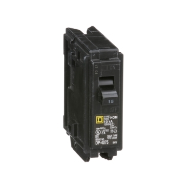 15A 1P, 120/240V HOMELINE CIRCUIT BREAKER