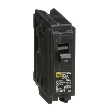 20A 1P, 120/240V HOMELINE CIRCUIT BREAKER