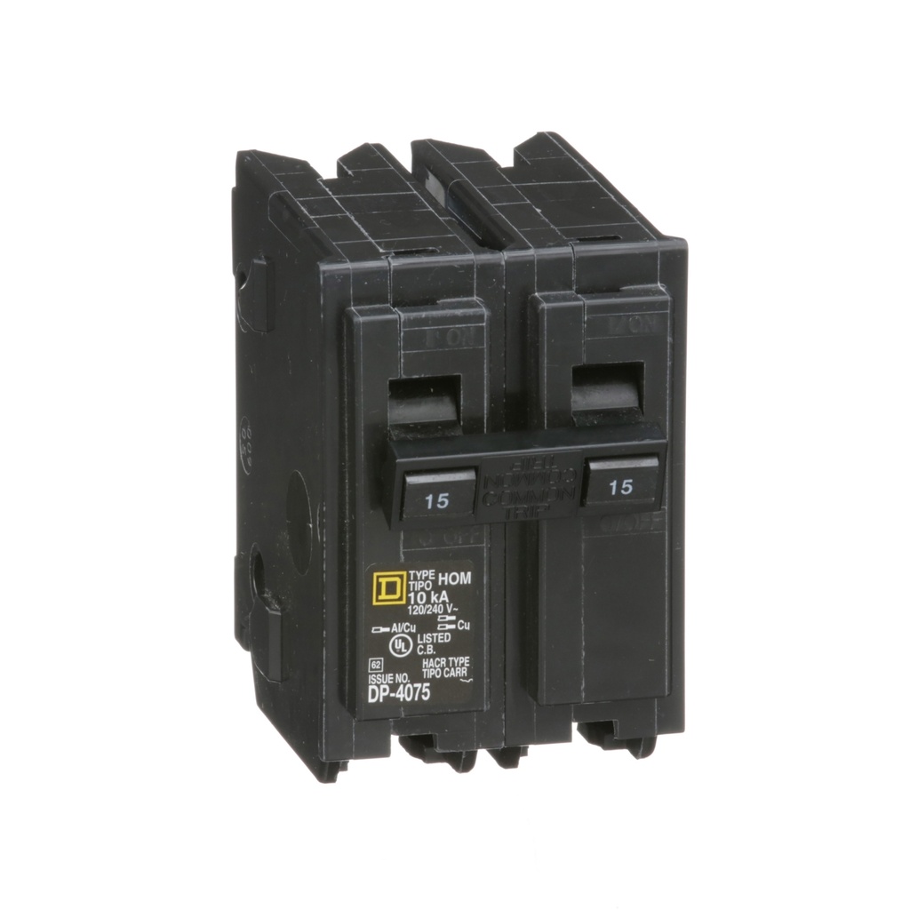 15A 2P, 120/240V HOMELINE CIRCUIT BREAKER