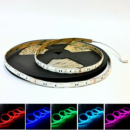 IP65 RGB LED STRIP LIGHT, 60LEDS/M, 14.4W/M,24VDC, 6M