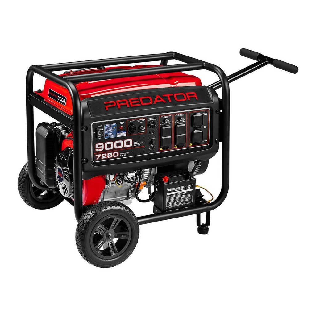 PREDATOR 9000 Watt Gas-Powered Portable Generator with CO SECURE Technology, EPA