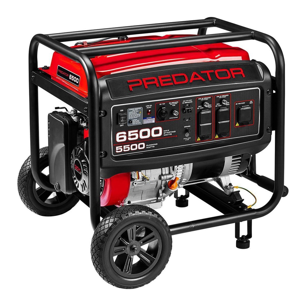 PREDATOR 6500 Watt Gas Powered Portable Generator with CO SECURE Technology, EPA