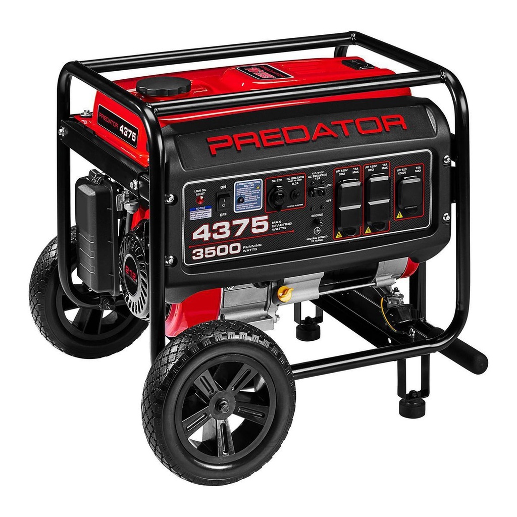 PREDATOR 4375/3500 Watt Gas-Powered Portable Generator with CO SECURE Technology, EPA