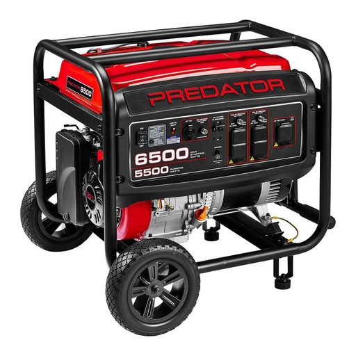 [59205] PREDATOR 6500 Watt Gas Powered Portable Generator with CO SECURE Technology, EPA